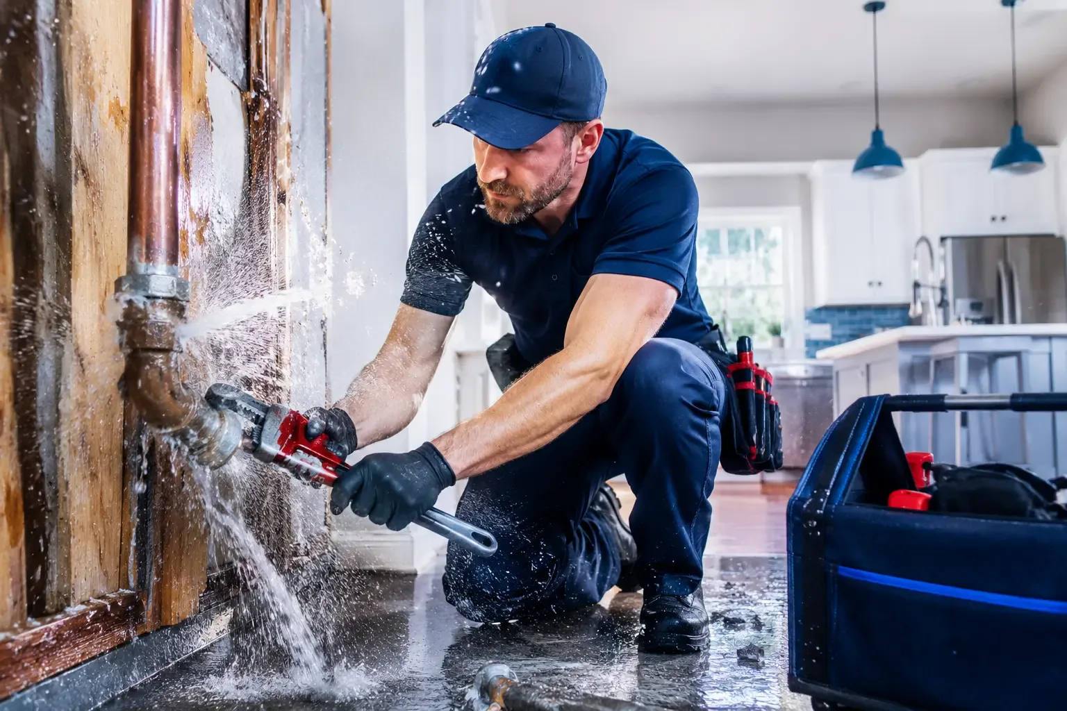 Local emergency pipe repair professionals in Everest, KS